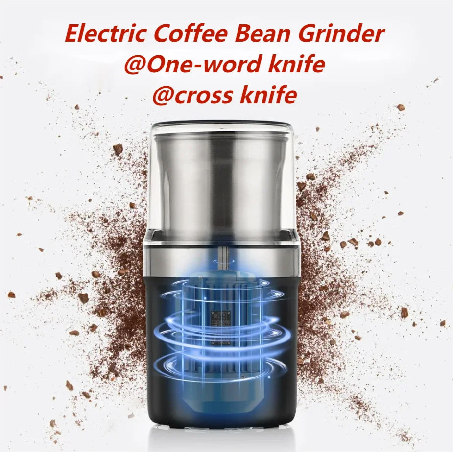 

M200B Electric Coffee Bean Grinder Multifunctional Food Grinder Grains Spices Hebals Cereals Coffee Dry Grain Mill Beans Crusher