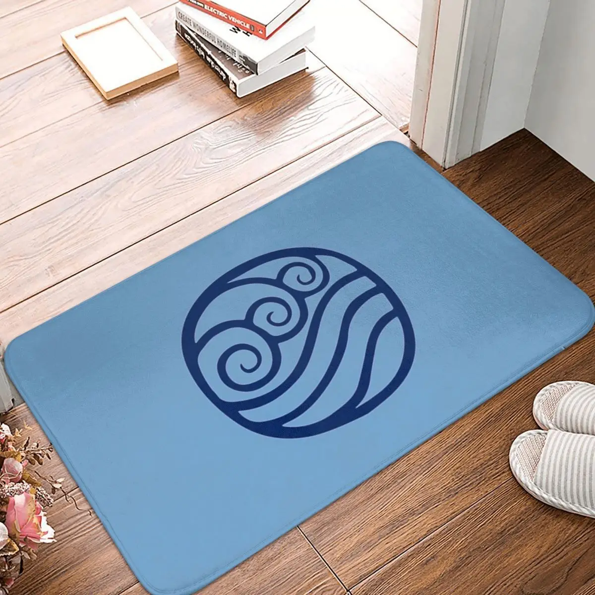 

Waterbending Logo 40x60cm Carpet Polyester Floor Mats Retro Durable Outdoor