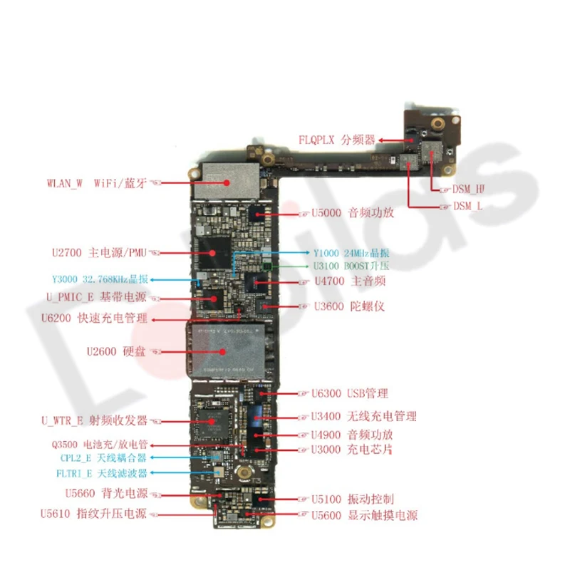 10Pcs New Original 338S00295 U4900 U5000 U5100 BGA For iPhone 8 8Plus X Speaker Amplifier Audio IC Ring Code IC Chip Chipset