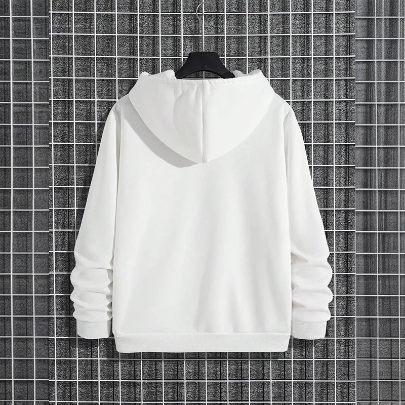 2025 herbst/winter Neue Ankunft männer Hoodie Hohe Qualität Einfarbig Mit Kapuze Sweatshirt Männlich Hause Outdoor Casual mode Pullover – Detail 12