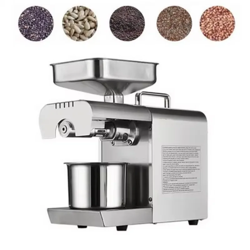 Home Used Vegetable Seeds Oil Extractor Flaxseeds Oil Expeller Mini Oil Press Machine