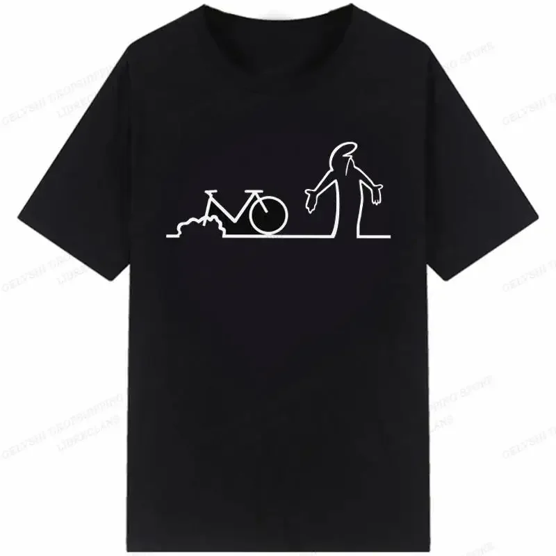 Camiseta de La línea Osvaldo Cavandoli para mujer, camisa informal de cuello redondo, talla grande, moda Hip Hop