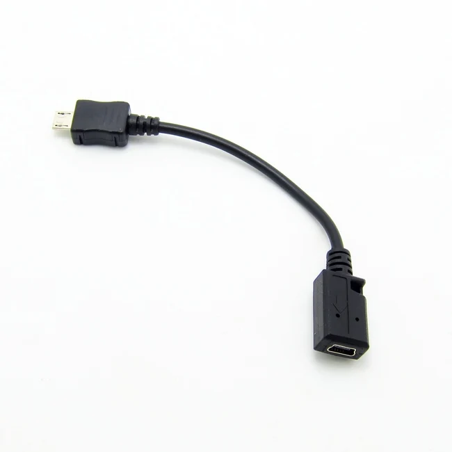 Mini USB Female to Micro USB Male Connector Adapter Cable for phones MP3 MP4