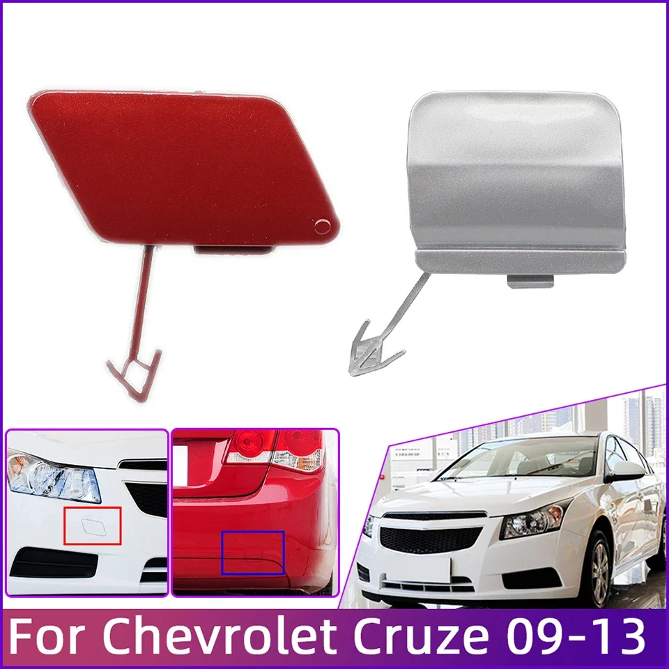 

Front Rear Bumper Towing Hook Cover Lid For Chevrolet Cruze 2009 2010 2011 2012 2013 Tow Hook Eye Hauling Trailer Cap Garnish