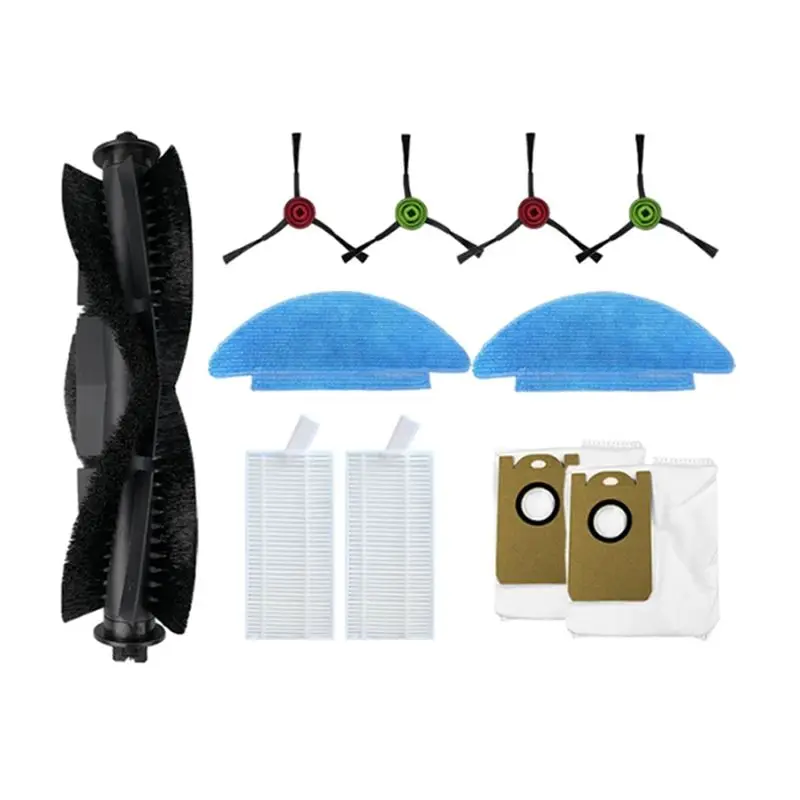 

AEE8-11PCS For Cecotec Conga 7490 / 7290 Eternal Robot Vacuums Spare Parts Dust Bag Sack Main Side Brush Hepa Filter Mop