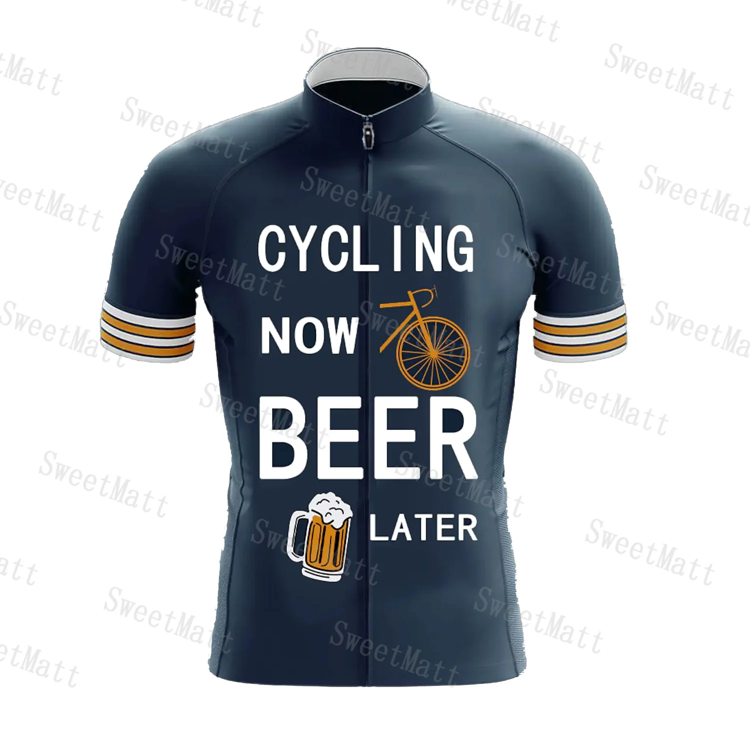 New Spring/Summer Polyester Breathable Men\'s Cycling Shirt Sun Protection Anti-Pilling Flexibility Bicycle Jersey