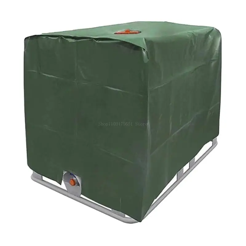  Universal Container Cover 210D Polyester Cloth Water discouraging Design Suitable For 1000L Capacity
