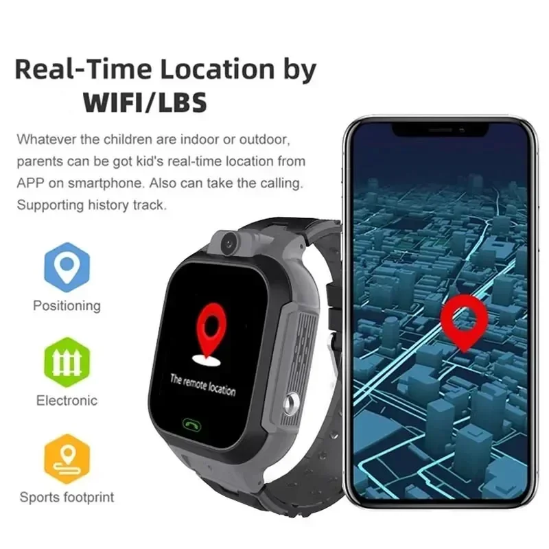 Xiaomi Mijia Kid Smart Watch GPS Location SOS Video Call Children Baby Student SIM Phone Smartwatch 750mAh Waterproof  Watches