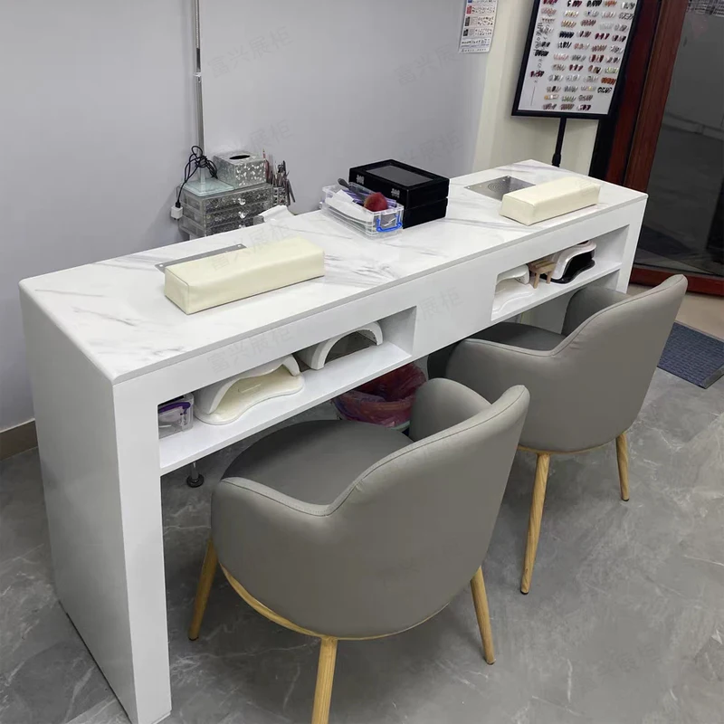 

Professional Manicure Table Exquisite Vacuum Service Nailtech Vanity Table For Makeup Tavolo Manicure Nail Bar Furniture CY50ZJ