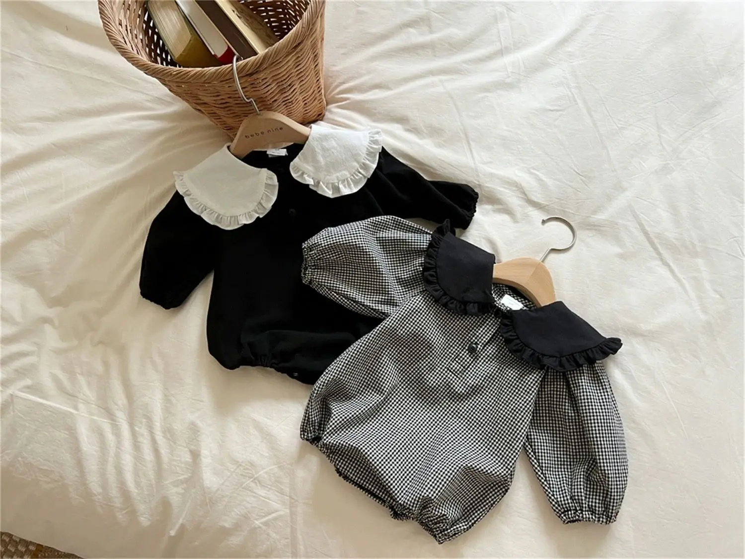 2023 Autumn New Korean Children\'s baby onesie baby girl outfit set baby girl clothes baby girl romper
