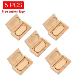 JASTER-5 개/묶음 USB 플래시 드라이브 나무 상자 펜 드라이브 나무 USB2.0 무료 사용자 정의 로고 32 기가 바이트 64 기가 바이트 메모리 스틱 선물 4 기가 바이트 8 기가 바이트 16 기가 바이트