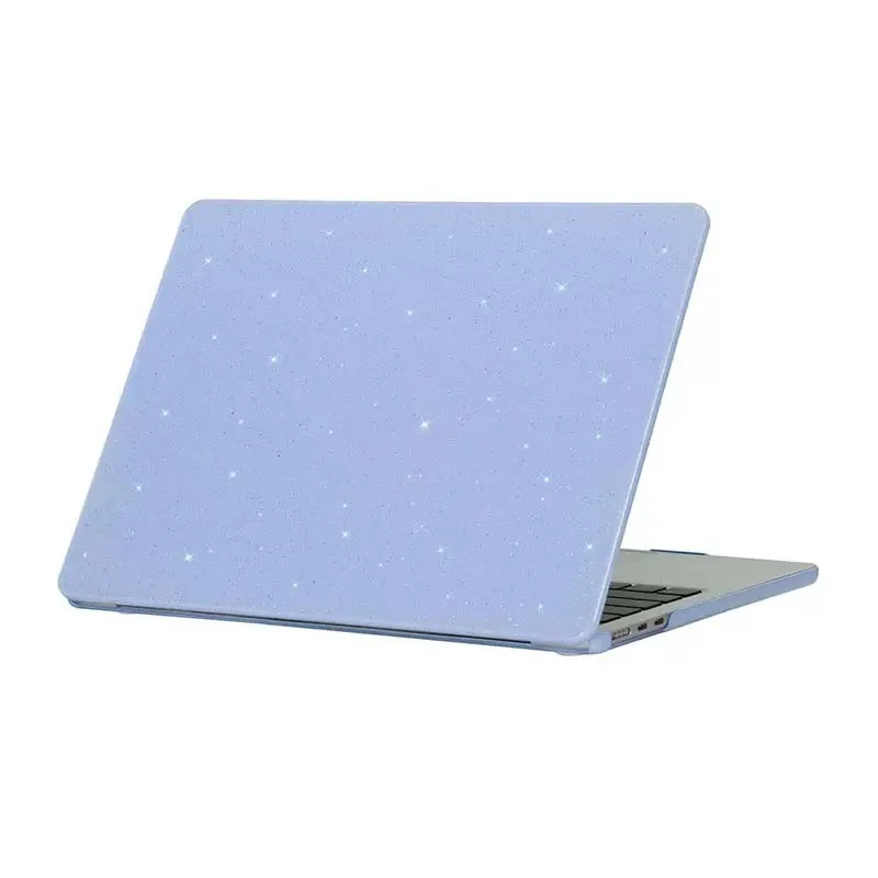 Glitter Galaxy Laptop Cover For MacBook Air 13.3 13.6 Pro 13.3 Inch Pro A1932 A2179 A2337 1706 A2681 M2 2022 Gradient Cream Case