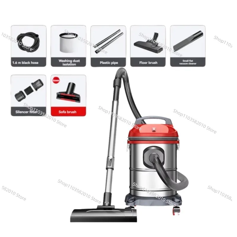 The new ZC1-220v electric vertical vacuum cleaner is safe and reliable, capable of cleaning wet steam dust collectors