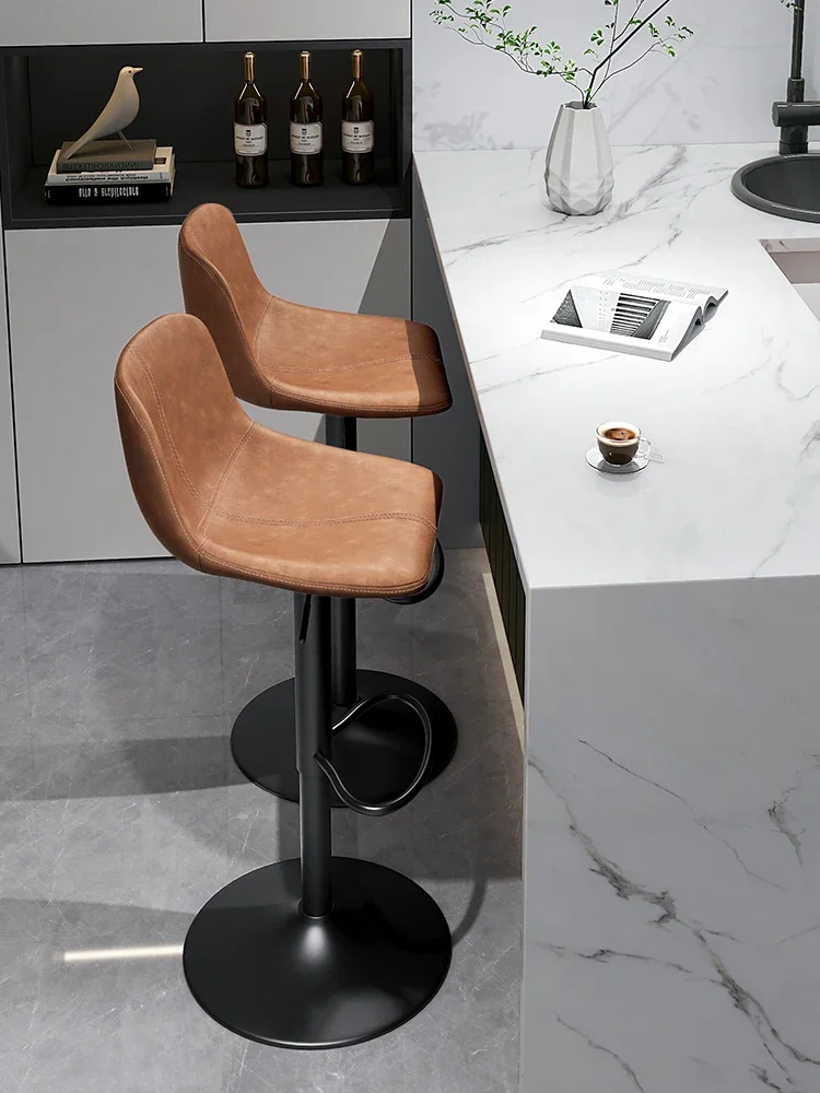 Light Luxury Stool Lifting, Rotating Bar Stool, Cash Register, Household Commercial Island Chair