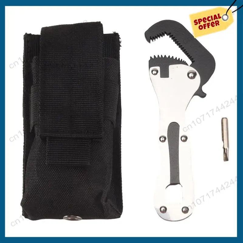 

-A15I 2X The Mini Stubby, Mini Stubby Pipe Vise Wrench, Mini Self Adjusting Wrench, Size, 2 In 1 Wrench Tool For Tight Spaces