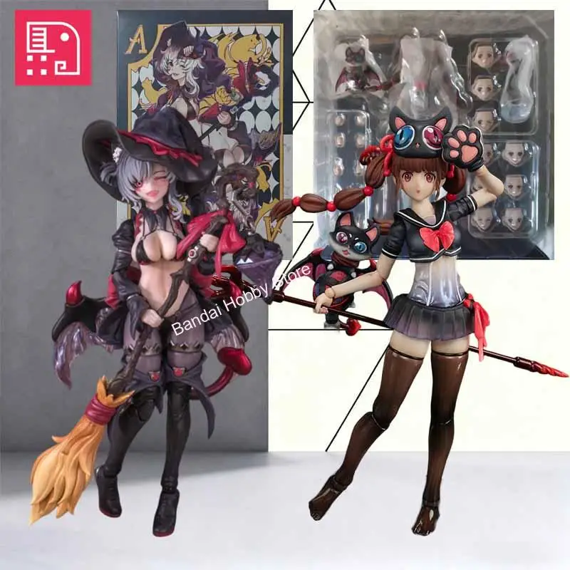 Original Model Kit Apprentice Witch - Xingchuan Cat Nana Hosokawa Anime Garage Model Toy for Boys Girls  Collectible H=163mm