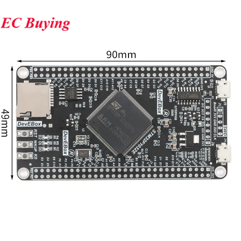 STM32F103ZET6 STM32F103VET6 Mini STM32F103 STM32 F103ZE 103VE ARM Jednoukładowy system edukacyjny Płytka rozwojowa Moduł demonstracyjny — zdjęcie 7