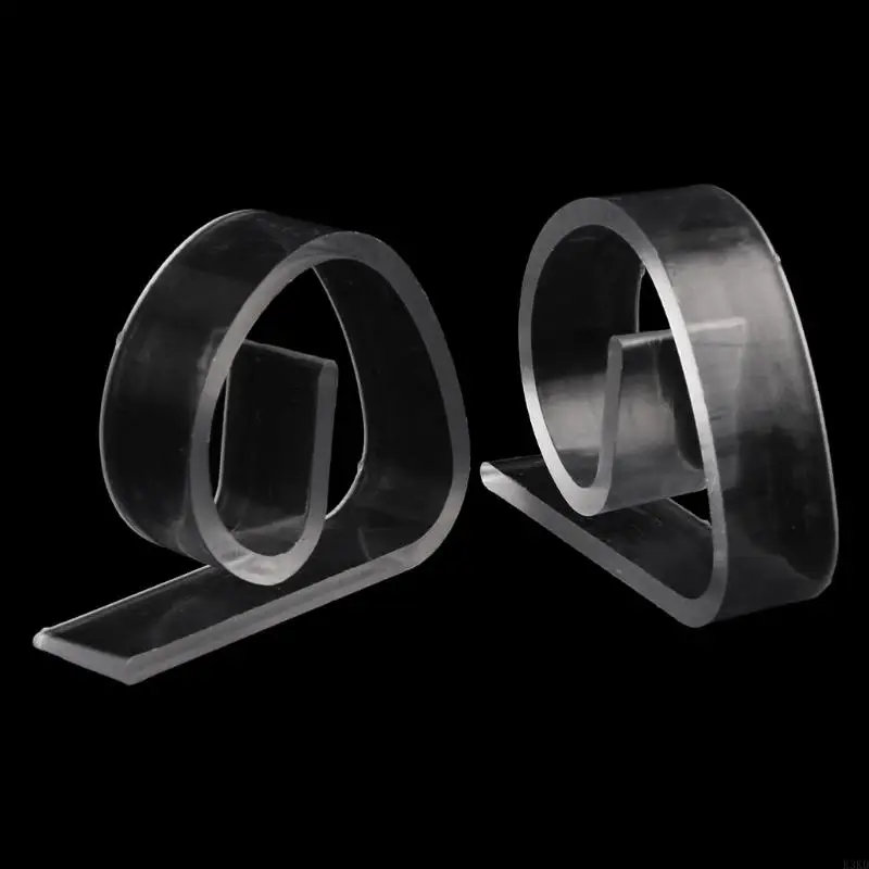 K3KD 12pcs Пластиковая прозрачная скатерть столовая крышка зажигания держатель зажимной вечеринка для пикника дома