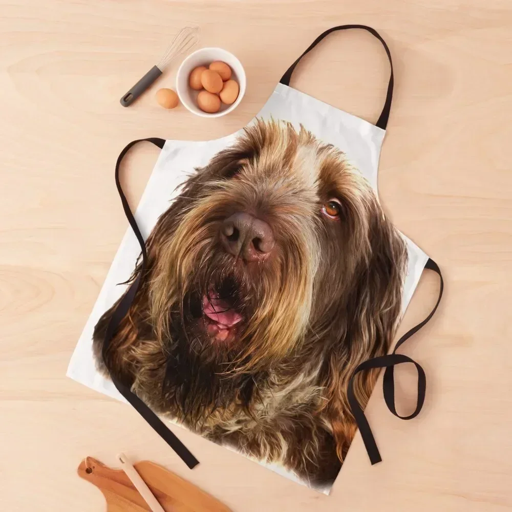 

Portrait of a Brown Roan Spinone Apron Kids manicurist home women Kitchen Tools Accessories Apron