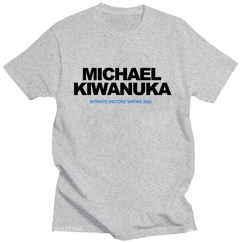 Michael Kiwanuka T Shirt Short Sleeve Harajuku Cotton Tee-shirt Graphic Printing Vintage Tshirt Moletom Hip Hop Punk Clothing