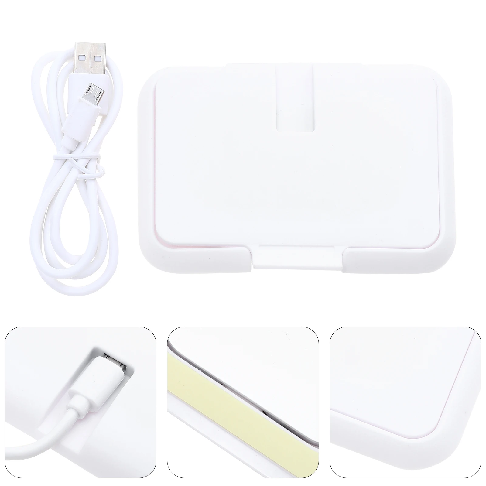 

Детский подогреватель салфеток Портативная коробка для подогрева влажных салфеток Теплый обогреватель влажных салфеток Автомобильное домашнее использование Маленькие прочные детские принадлежности Нагревательная коробка