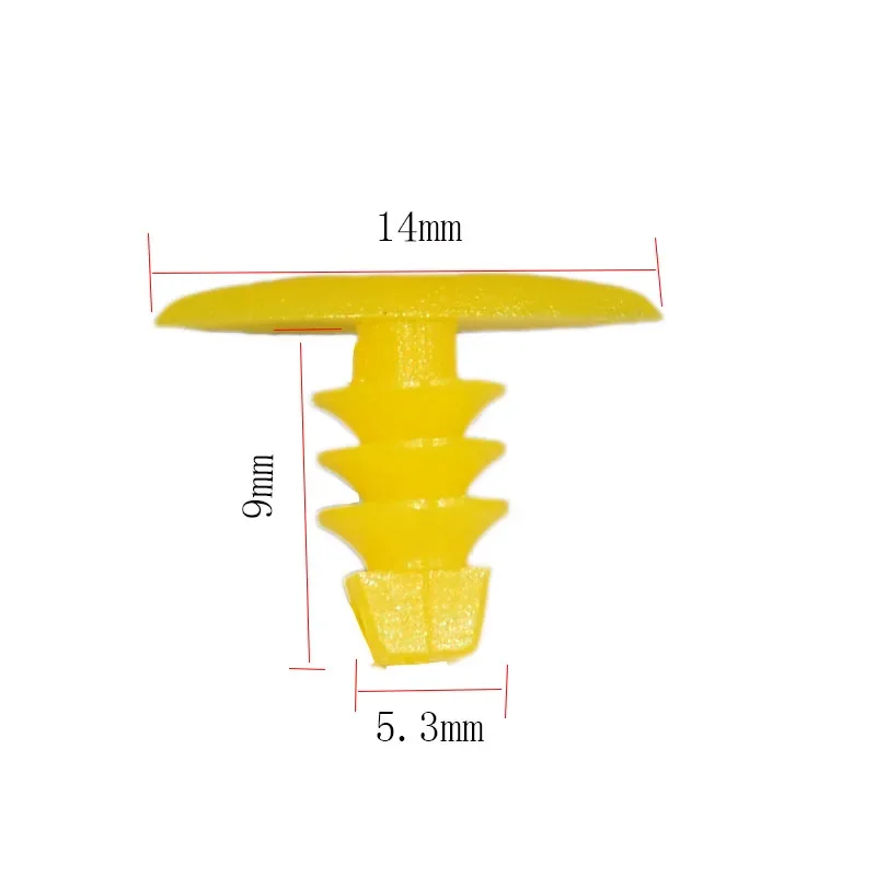 200pcs Universal Auto Fastener Replace Screws Weatherstrip Retainer Plastic Rivets Seal Clip for Honda Toyota For All Car