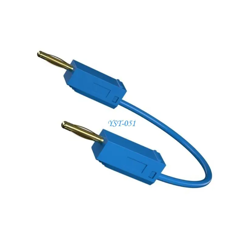 

E15A Industrial Banana Plugs Test Cables 10amp 600V Safe Operate Gold Plate Brass Cores Expandable Connector For Multimeter