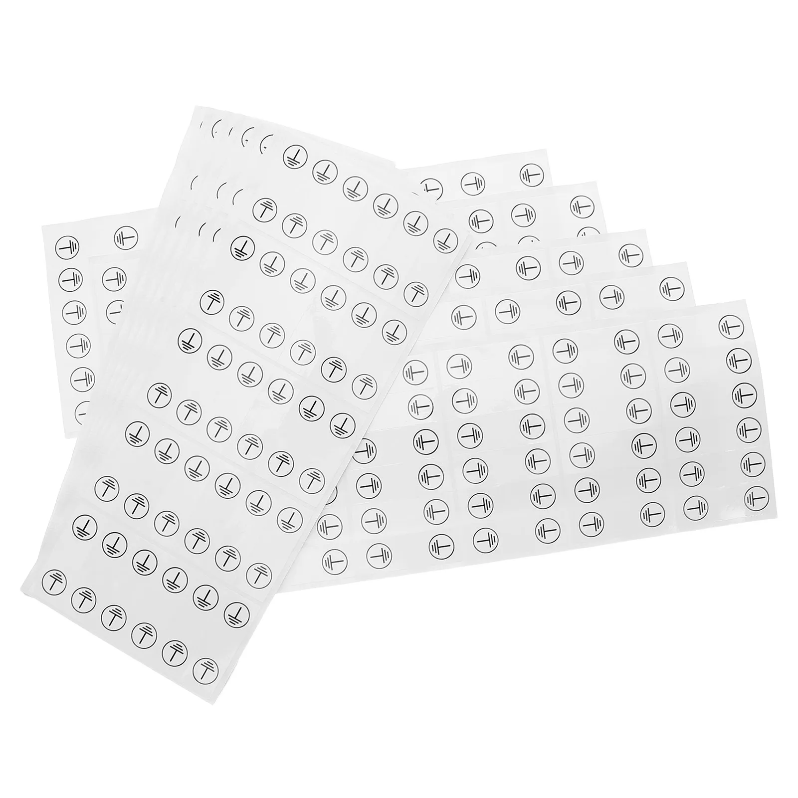 

12 Sheets Ground Symbol Stickers Electrical Grounding Warning Label PVC Resistant Fading Peeling for Panels Machinery Schools