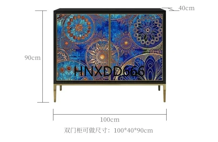 Home Sideboard Living Room Locker Solid Wood Decoration Light Luxury Shoe Cabinet Integrated Hallway
