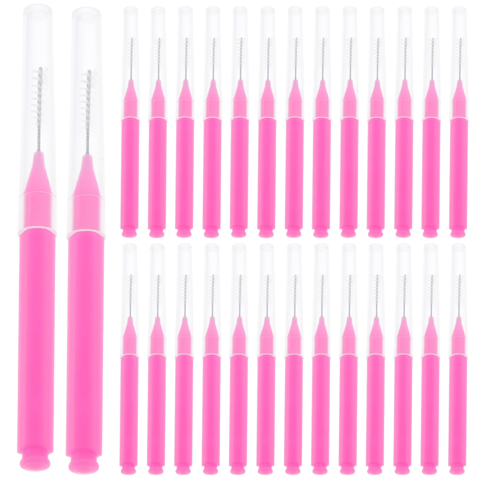 100 pièces brosses à sourcils brosse à cils en plastique Durable pour maquillage fournitures d'extension de cils peigne à cils brosse à sourcils