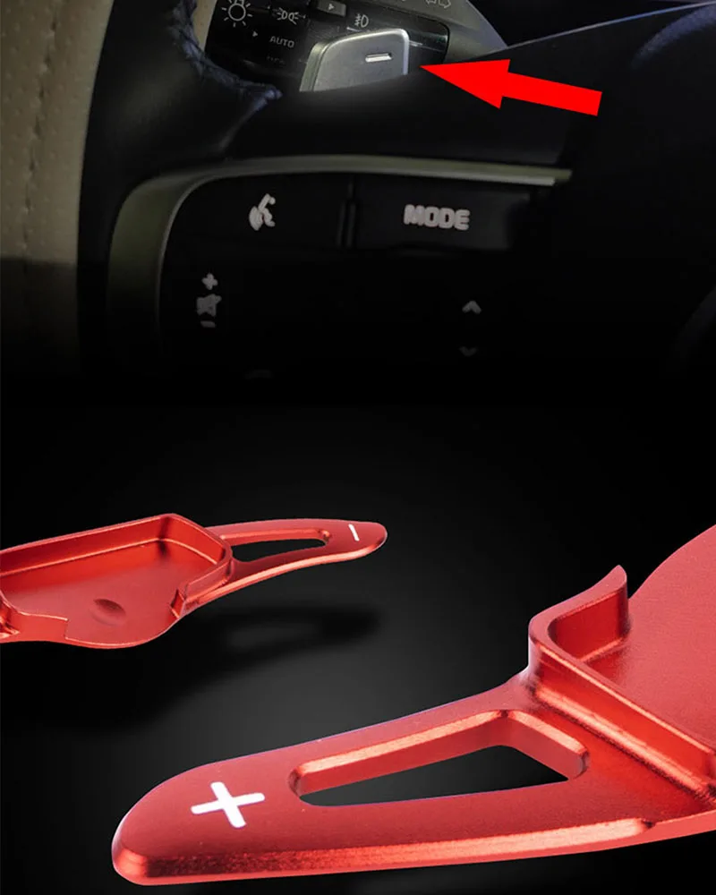 For Hyundai IONIQ 6 2022 2023 2024 Aluminum alloy material for car steering wheel shift paddles