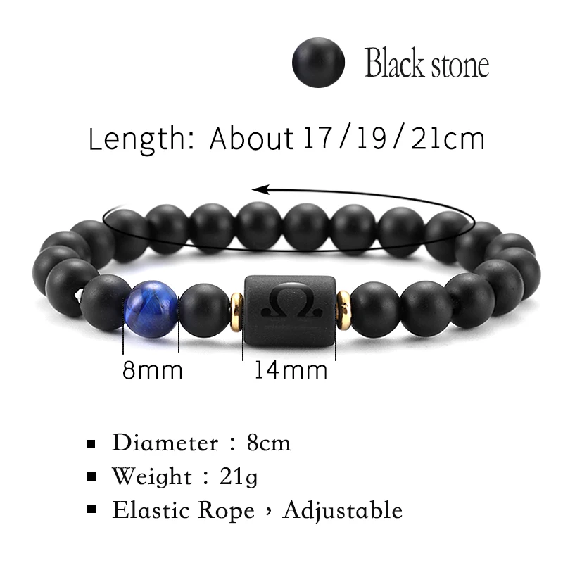 12 Star Signs Jewellery for Women Capricorn Cancer Leo Scorpio Gemini Sagittarius Aries Virgo Aquarius Bracelets Friendship Gift