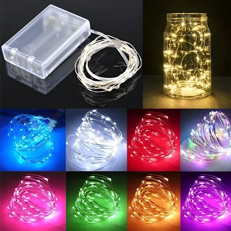 3m Copper Wire Battery Box Garland LED Wedding Decoration for Home Decoration Fairy for Party Decoration String Light