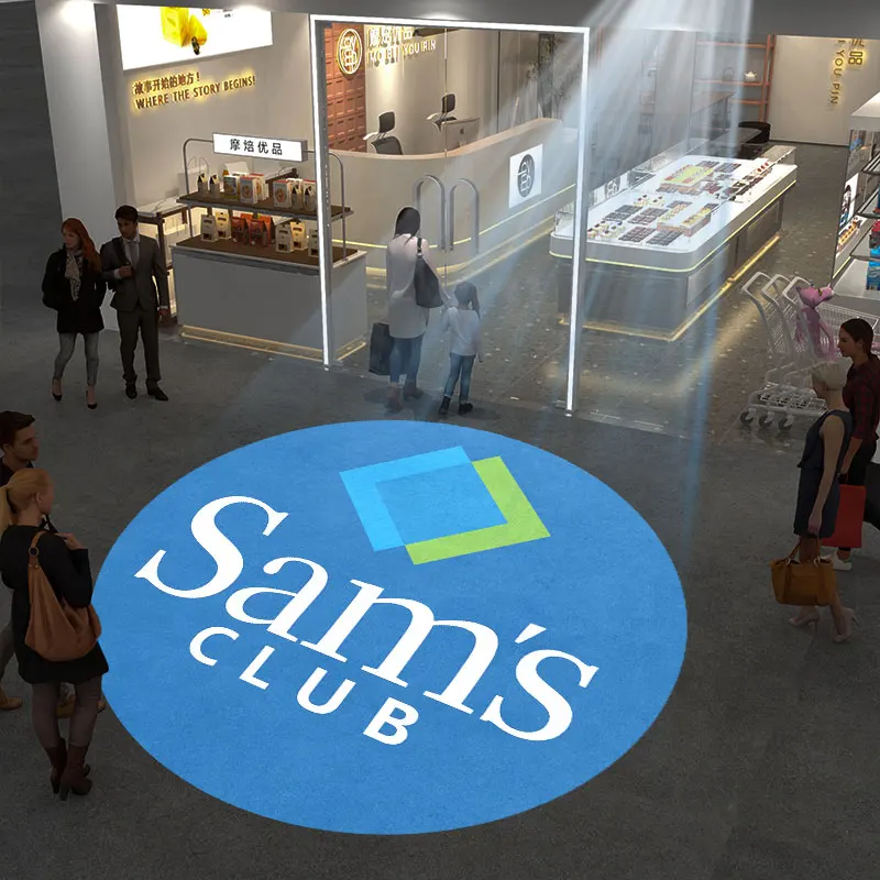 

STLF Logo Projector Free Custom Advertising Lights 100W150W Led Gobo Light Business Sign Wall Projection Lamp Outdoor Waterproof