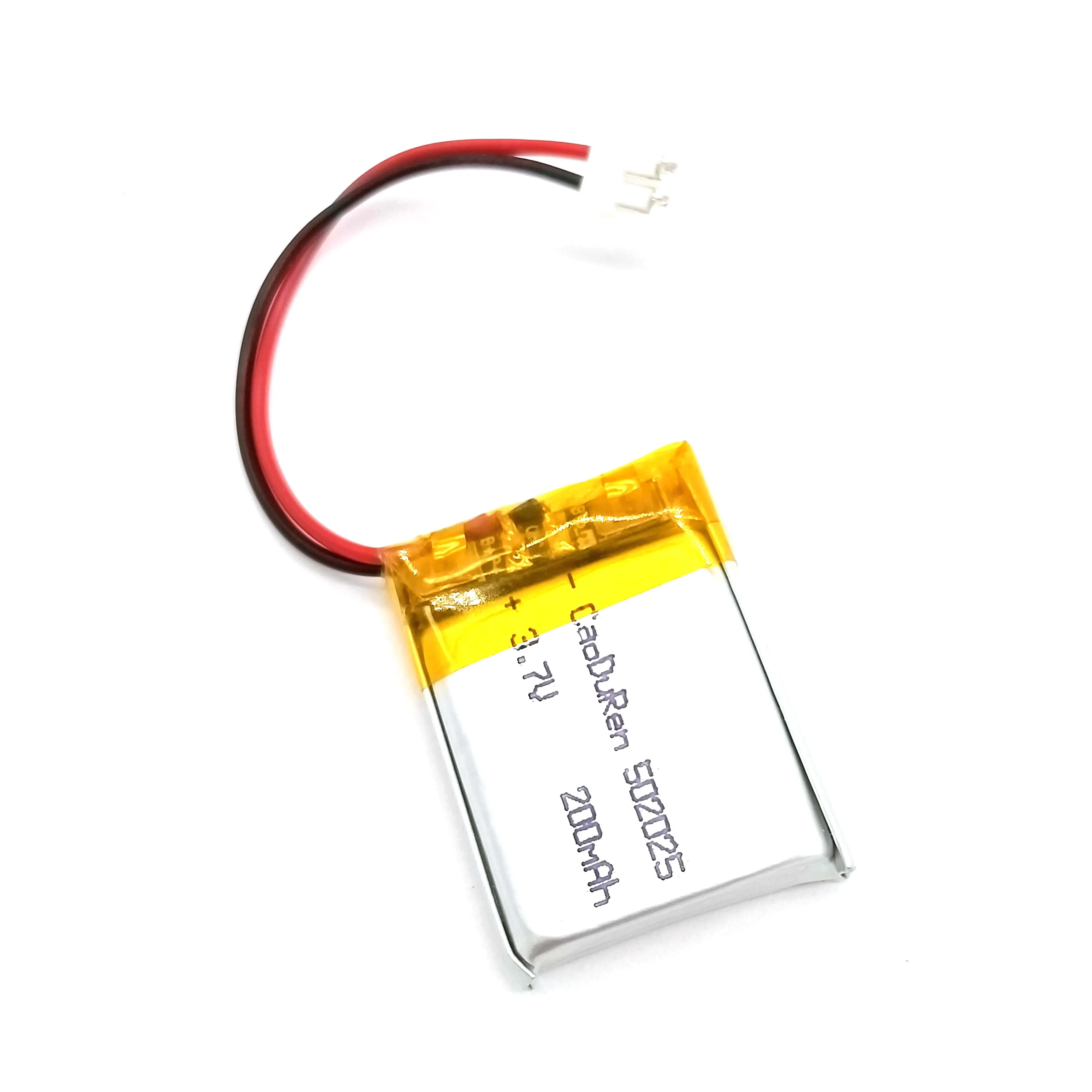 2/5/10/20 Pcs 3.7V 200mAh 502025 Lithium Polymer Ion Battery 2.0mm JST Connector