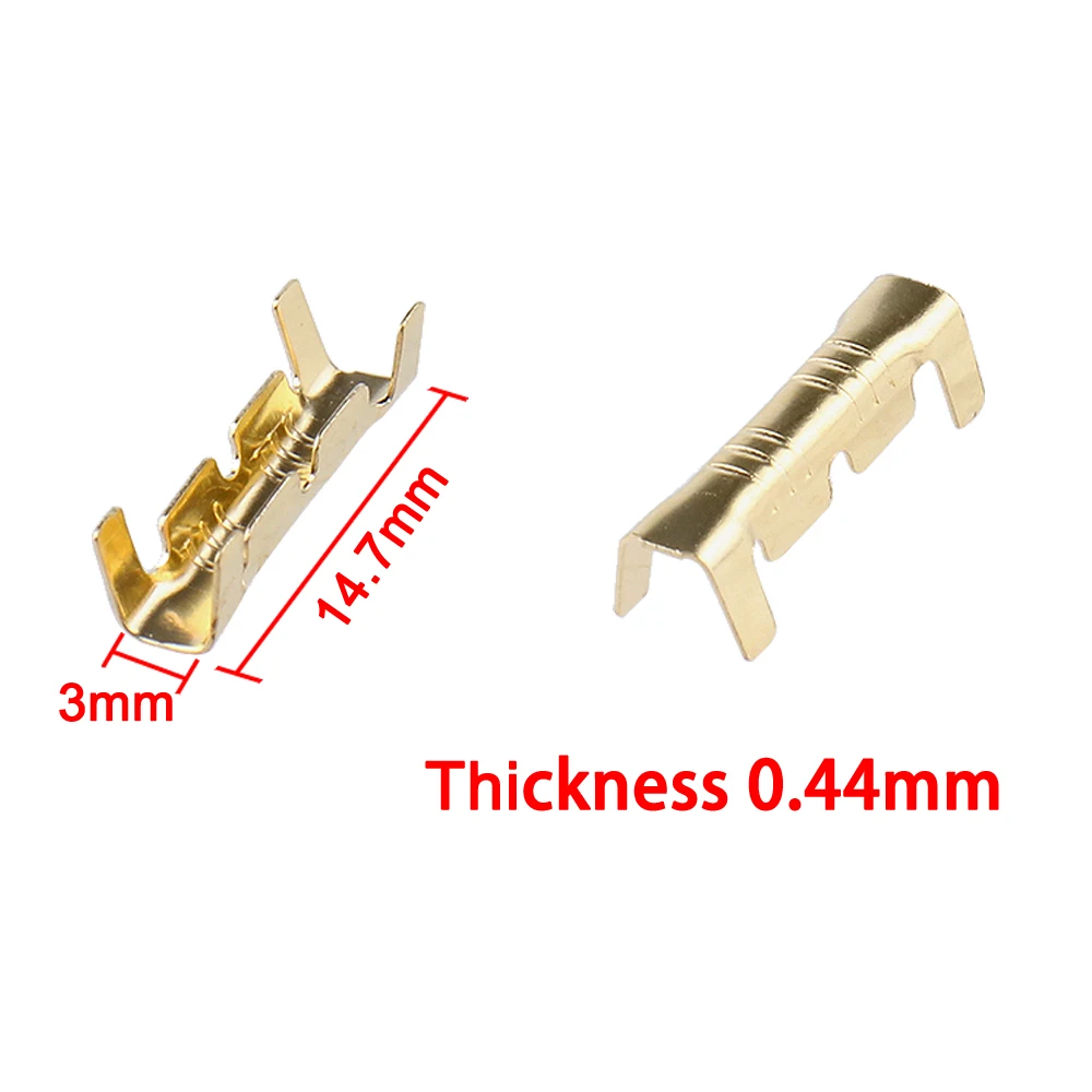 50pcs/100pcs 453 U-shaped terminal tab cold inserts connectors cold terminal small teeth fascia terminal,0.3-1.5mm2