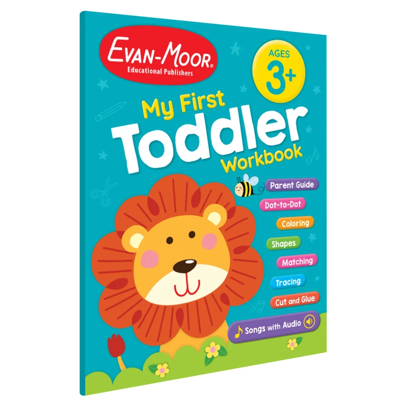 

Рабочая тетрадь Evan-Moor My First TODDLER. Это книга, предназначенная для помощи детей учатся.