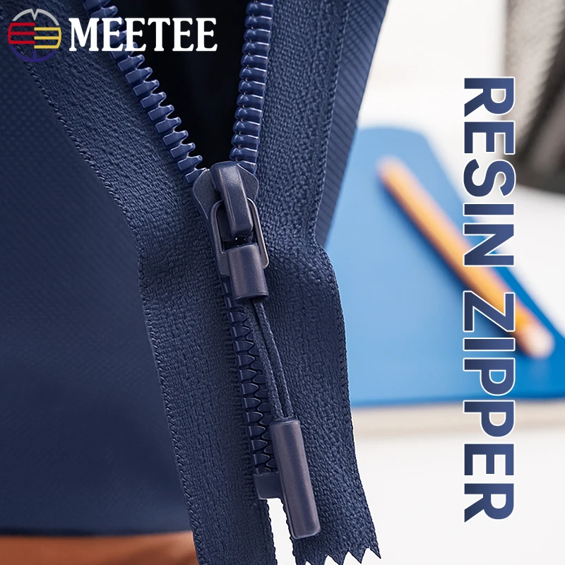 

5/10Pcs 5# Resin Zippers 15/20/25cm Close-end 40-80cm Open-end Zipper Tape for Sewing Bags Clothes Zips Repair Kit DIY Accessory