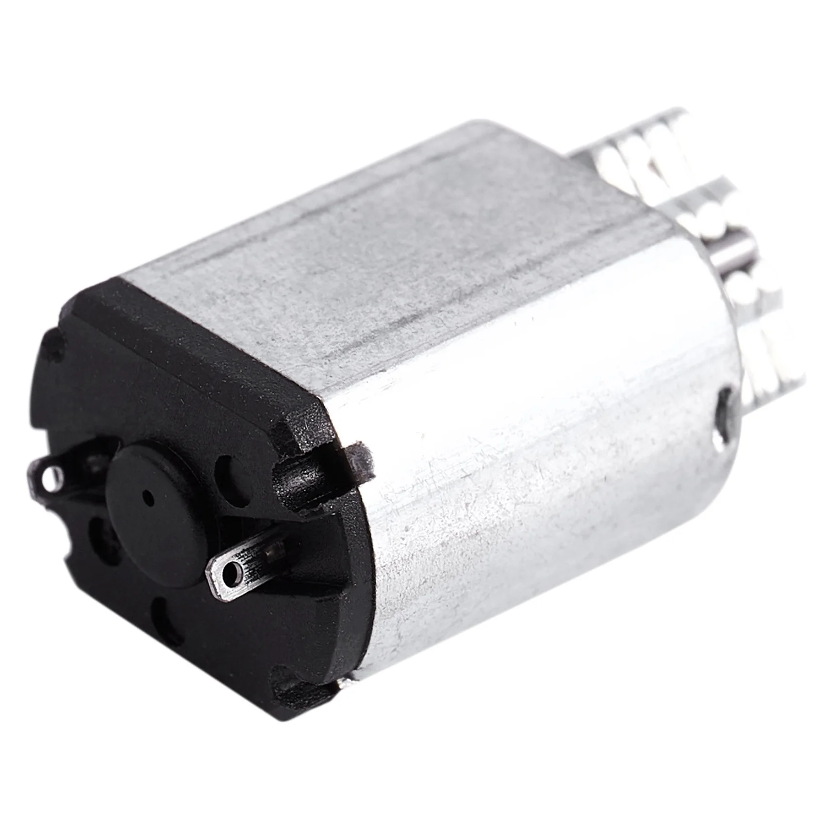 2X DC1.5V-9V 0.08A 3200RPM Output Speed Micro-Vibrating Motor, 18X15x12mm Silver