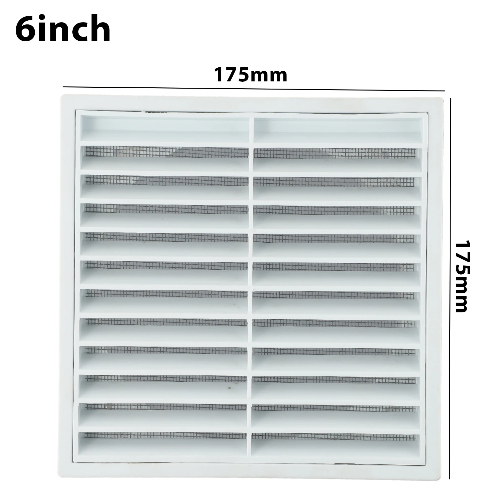 

1pc Grille Air Outlet Plastic Grille Fresh Air Exhaust Outlet Duct Vents Cover For Exhaust Fans Air Circulation Ventilation Need