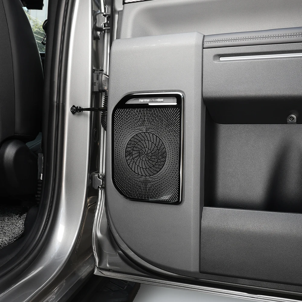 4 قطع لتزيين مكبرات صوت أبواب  - مراجعة Car Accessories Sound System وسعره