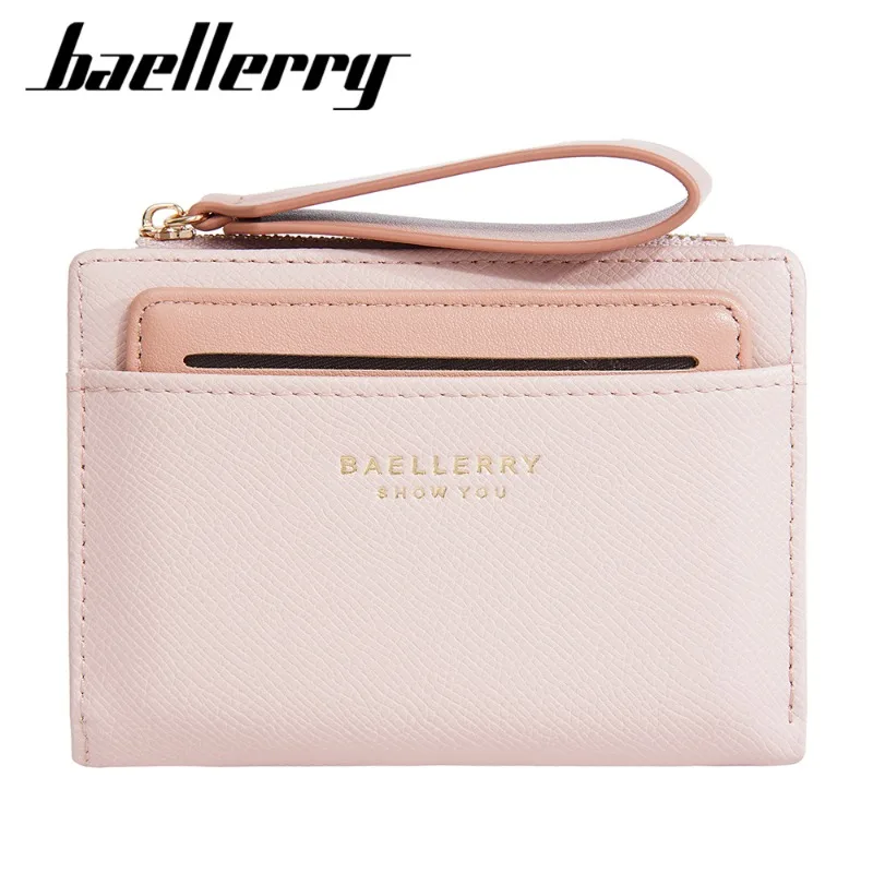Baellerry Luxury Brand Women Noble Wallet PU Leather Slim Female Multi-card Short Wallets Purse Holders for Women