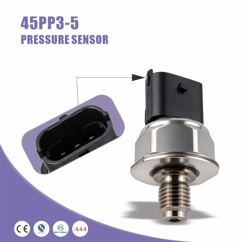 45PP3-5 Diesel Common Rail Pressure Sensor M12x1.5 Thread 180MPa For Accurate Fuel System Pressure Detection.LI3030