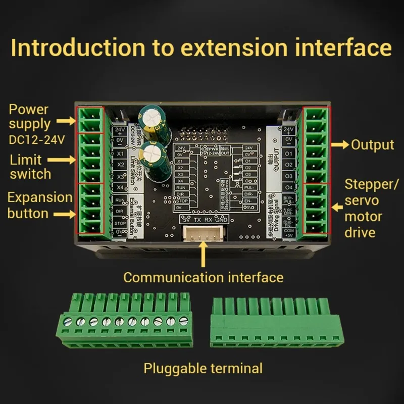 SMC05 stepper servo motor pulse controller, with forward and reverse speed control and host computer APP communication