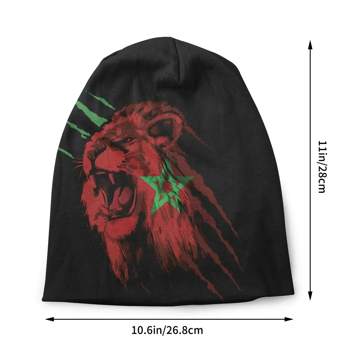 Skullies Beanies Caps Moroccan Atlas Lions Thin Hat Autumn Spring Bonnet Hats Men Women's Unisex Ski Cap