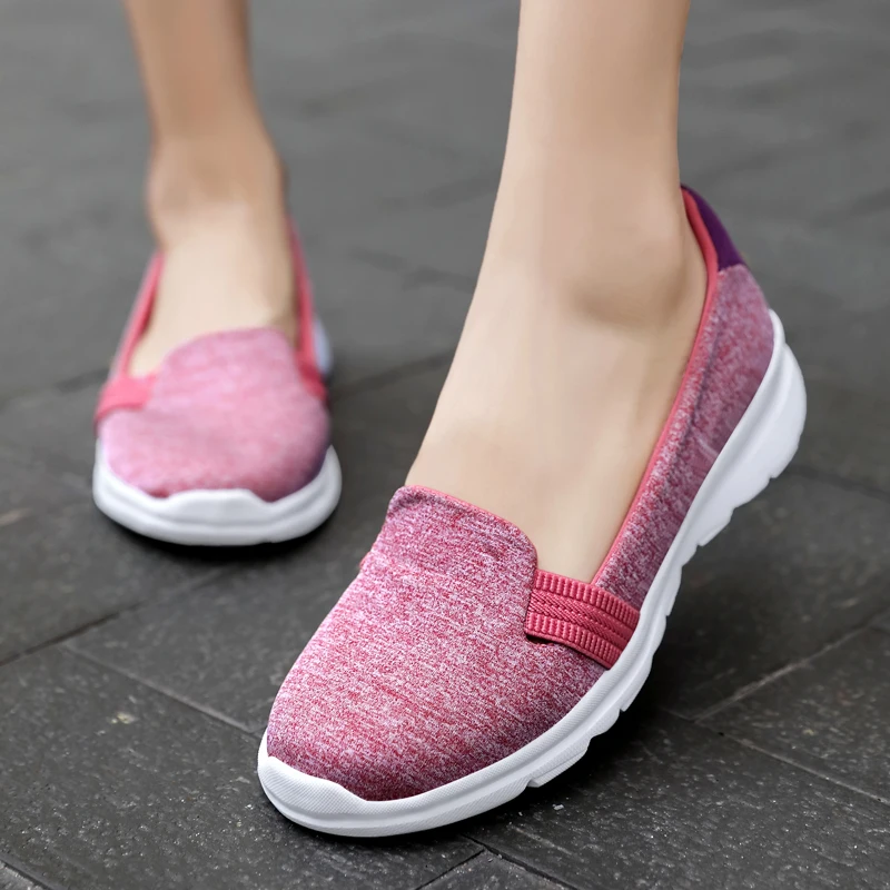 Loafers Woman Comfortable Casual Ladies Sneakers Women Slip-On Ballerina Flats Shoes Atillas Mujer