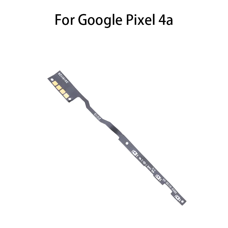 Gefensi Power On Off Volume Button Key Flex Cable Replacement For Google Pixel 4a