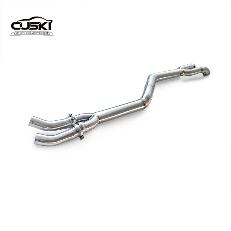 

Высокопроизводительные выхлопные компоненты, подходящие для BMW M2 M2C G87 3.0T 2021-2023, средняя труба из нержавеющей стали равномерной длины