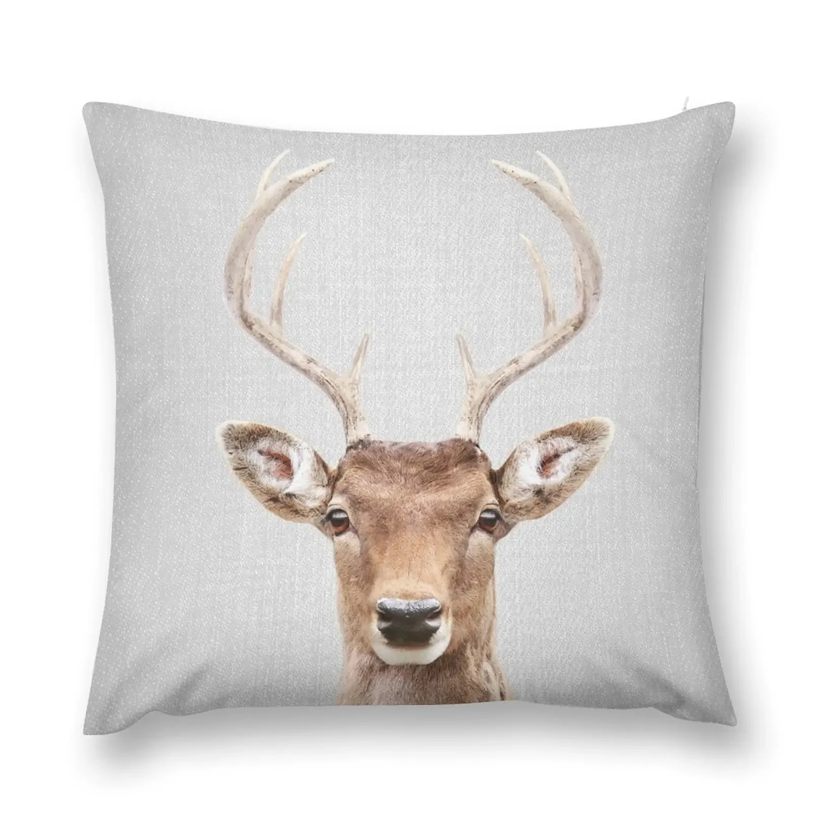 

Deer 2 - Colorful Throw Pillow ornamental pillows Cushion Cover For Sofa pillow