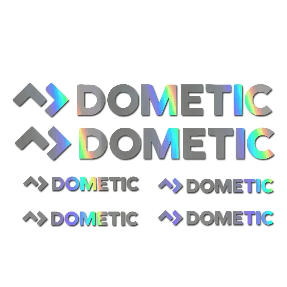 

For Dometic RV campervan motorhome set of 6 decal cut vinyl sticker ( no background